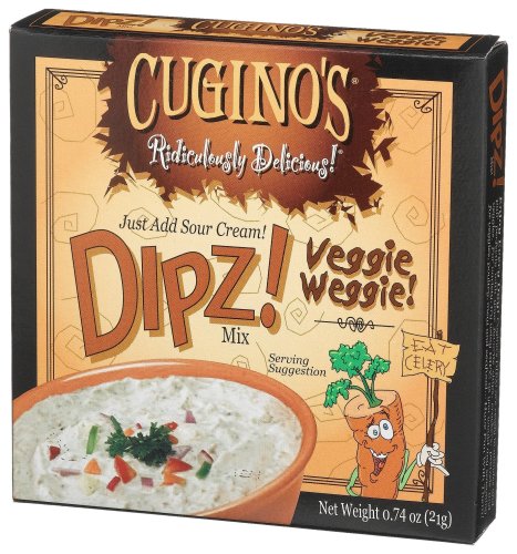 Cugino's Gourmet Foods, Ridiculously Delicious DIPZ!, Veggie Weggie Dip Mix, 0.74-Ounce... by Cugino's Gourmet Foods