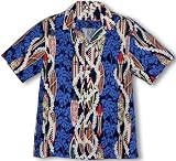 Surfboard Lei Boy's Hawaiian Aloha Cotton Shirt