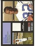 Reggie Wayne 2001 Fleer Tradition Rookie Retro Threads Jersey Card Indianapolis Colts