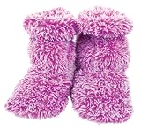aroma home purple fluffy microwaveable feet warmers
