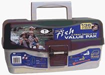 South Bend Tackle Box - 3 Tray with 136 Piece Tackle Kit