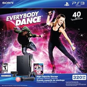 Playstation 3 320 GB System with Everybody Dance and Move Bundle