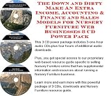 Indoor Furnitures item: The Down and Dirty Make An Extra Income, Accounting & Finance and Sales Models for Nursery Furniture Web Businesses 3 CD Power Pack