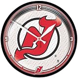 NHL New Jersey Devils Round Clock