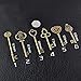 48pcs Antique Vintage Skeleton Keys Lot Heart Bow Punk Charm Necklace Pendants