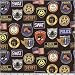America's Heroes Law Enforcement Badges Black
