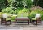 5pc Valencia Outdoor Patio Deep Seating Set with Cushions & Pillows