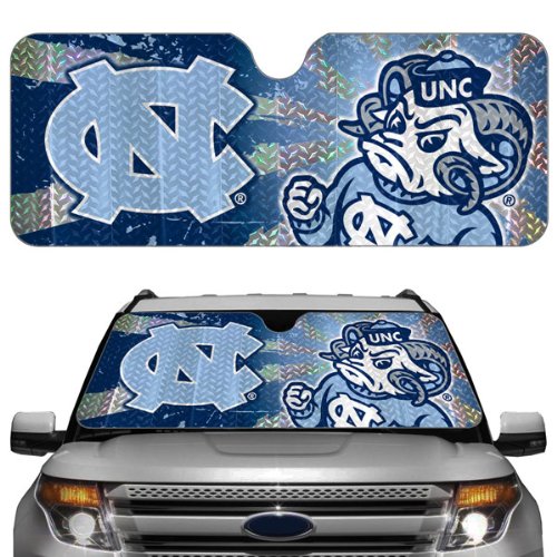 NCAA North Carolina Tar Heels Auto Sun Shade