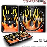 DJ Hero Skin Metal Flames fit XBOX 360 and PS3 (DJ HERO NOT INCLUDED)