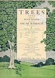 Vintage Sheet Music: TREES (Song, Medium in D) -- Dedicated to Mrs. L.L. Krebs (31228C)