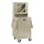 Edsal CSC6625PU 24-1/2-Inch Wide by 22-1/2-Inch Deep by 62-3/4-Inch High Mobile LCD Monitor Computer Cabinet, Putty