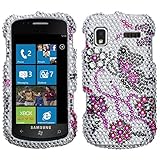 Samsung i917 i-917 Focus Cell Phone Full Diamond Crystals Bling Protective  ....