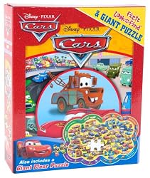 Disney Cars First Look and Find Book and 40-Piece Giant Puzzle