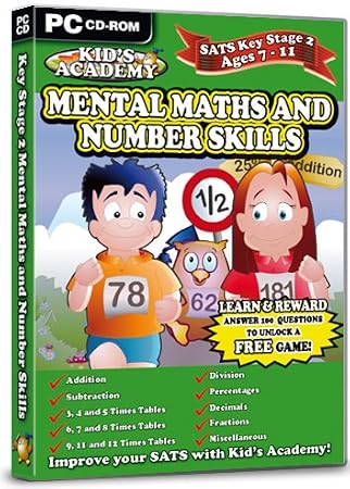 Kid's Academy - Key Stage 2 Mental Maths and Number Skills - 7-11 Years (PC CD)
