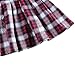 Novatx Winter Fall Fashion Layered Check Pattern Girls Dress H6081 Navy