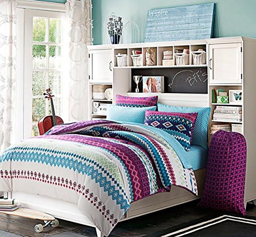 5 Pc, Girls, Bed in a Bag, Twin Size, Bedding By Karalai Bedding Collection (twin)