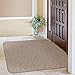 House, Home and More Skid-Resistant Carpet Indoor Area Rug Floor Mat - Praline Brown - 3 Feet X 5 Feet