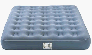 Aerobed Sleep Away Air Mattress With Pump - Blue (Full Size)