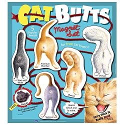 Blue Q Cat Butts Magnet Set