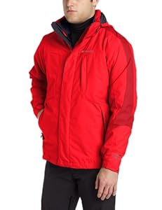 Columbia Men's Whirlibird III Interchange Jacket, Bright Red/Rocket, Medium