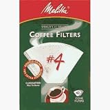 Melitta U S A Inc 624404 No. 4 Cone White Paper Filter