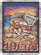 San Francisco 49ers Home Field Advantage Woven Tapestry Throw Blanket - NFL Football Fan Shop