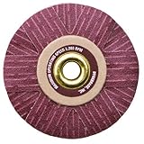 Dynabrade 93167 4-Inch Diameter 120 Grit A/O Spindle-Mount Sanding Star, Maroon [並行輸入品]