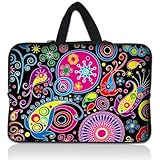 11.6" 12.1" 12.2" inch Neoprene Soft Chromebook Carrying bag Laptop Sleeve Case with Hide Handle for Macbook Pro Air 11/Samsung Google 11.6" Chromebook/Acer C710 C720 C720P series ChromeBook/Samsung Chromebook 2/Dell Chromebook 11/ASUS Chromebook C200MA/HP Chromebook 11 - Colorful Paisley