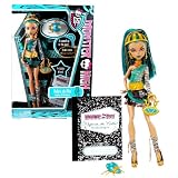 Mattel Year 2011 Monster High Diary Series 11 Inch Doll - Nefera de Nile "Daughter of the Mummy" with Purse, Pet "Azura" t...