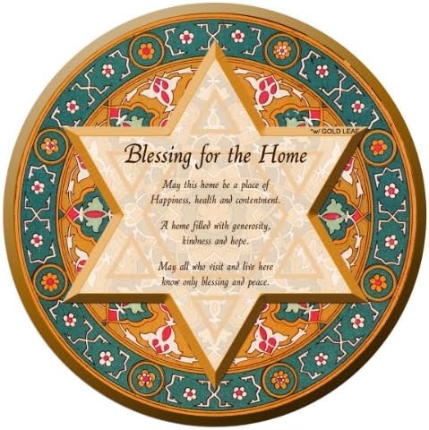 Blessing of the Home Round Plaque