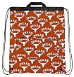 University of Texas Logo Drawstring Backpack Draw String Bag with WATERPROOF LINING