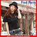 当日出荷します★18:00までのご注文★ FRED PERRY(フレッドペリー)★AMY WINEHOUSE(エイミー・ワインハウス)コラボ! fredperry レディース SG6083 ボーリング シャツ BOWLING SHIRTS 102.ブラック