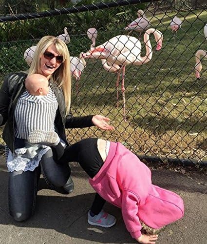 Happy Wrap Organic Viscose Bamboo Baby Carrier (Grey-Stripe)