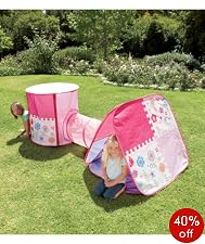 Early Learning Centre pop-up tunnel and tents - pink