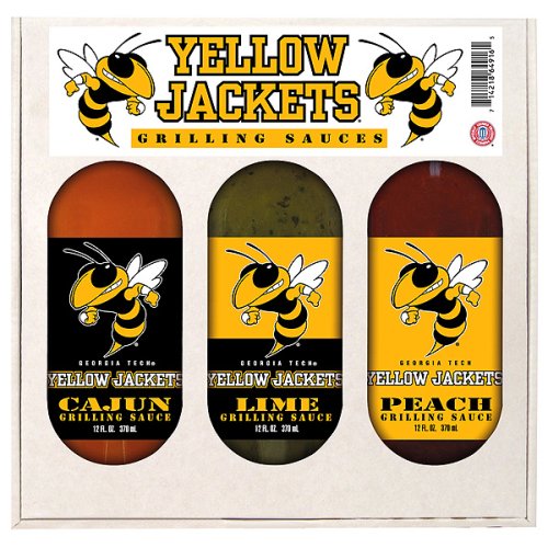 Georgia Tech Yellow Jackets Grilling Gift Set by Hot Sauce Harrys