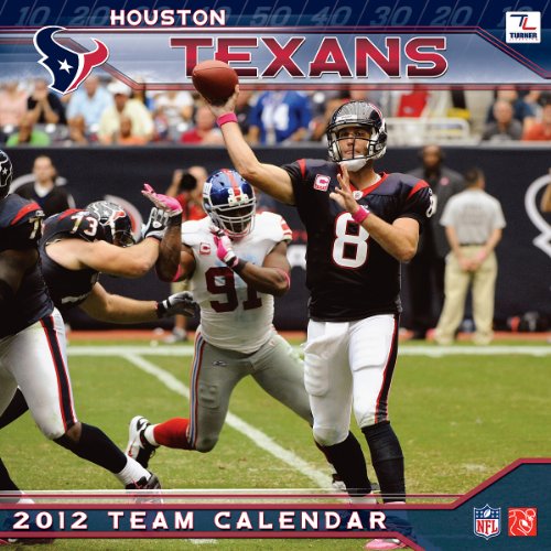 Turner Houston Texans 2012 12 x12 Wall Calendar