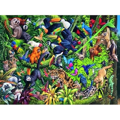 Tropical Forest 1000pc Jigsaw Puzzle by James Hamilton Grovely