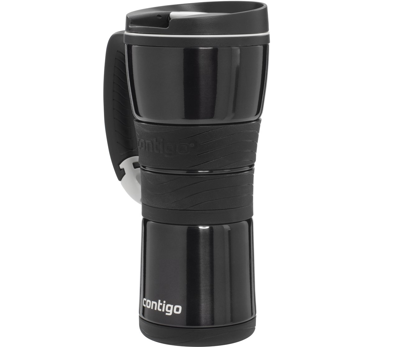 Contigo Extreme Vacuum Insulate Travel Mug with Handle, 16Ounce, Black , New, F eBay