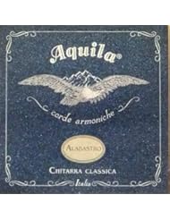 Musical Instruments: Aquila ALABASTRO Superior Chitarra Classica, 20C, String Set NYLGUT/Silverplated, High Tension - Aquila