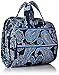 Vera Bradley Women's Cotton Hanging Organizer, Blue Bandana, One Size