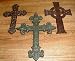 3 pc Cast Iron Cross Set