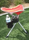 Unique SWIVEL STOOL -3 Years Warranty-HIGH QUALITY PRODUCT-A BONUS SOLAR RECHARGEABLE LED LIGHT INCLUDED WITH YOUR PURCHASE....UNIQUE 360 Degree Swivel Tecnology