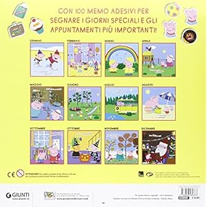 Calendario Peppa 2015. Con adesivi