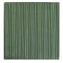 Green Stripe Oversized Cloth Dinner Napkins Set of 12