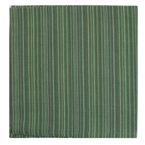 Childrens Toyshop  Kitchen & Housewares : Green Stripe Oversized Cloth Dinner Napkins Set of 12