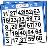 Punch-out Bingo Cards (250 Per Pack)