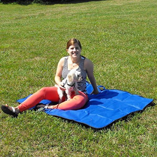 Folding Carry-Along Zippered Blanket - Bag - Perfect For Picnics or Beach