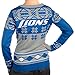 Detroit Lions Womens Big Logo V-Neck Sweater Medium