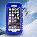 iPhone 6 Plus Waterproof Case, iThroughTM iPhone 6 Plus Waterproof Case, Dust Proof, Snow Proof, Shock Proof Case, Heavy Duty Carrying Cover Case for iPhone 6 Plus, iPhone 6S Plus (Blue)