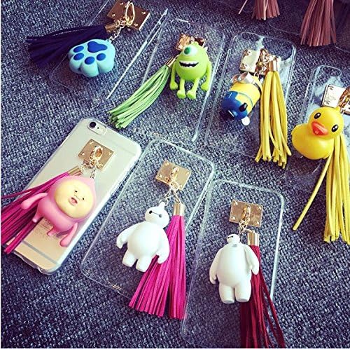Blueseasky Cartoon Metal Hook Iphone6 Plus"5.5 Transparent Phone Case（fart Peach Monarch）